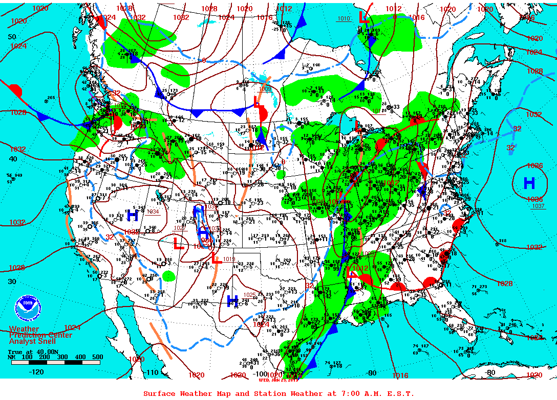 A Surface Weather Map Is Also Called Surface Weather and Station Plots