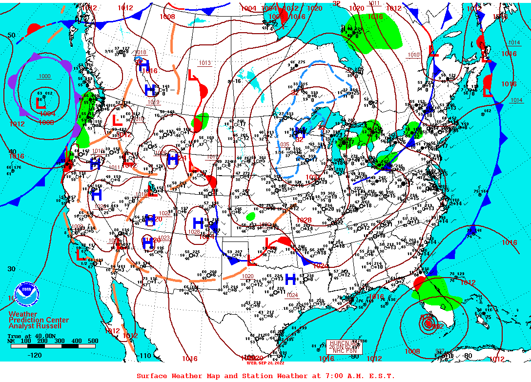 Surface Weather and Station Plots