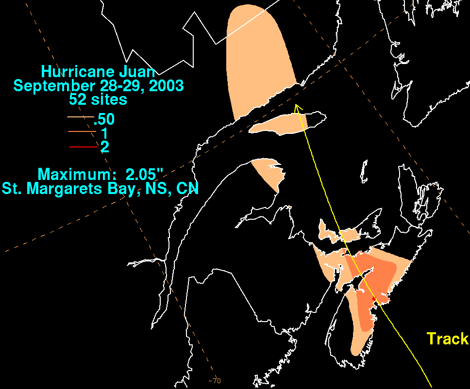 Hurricane Juan September 2829, 2003