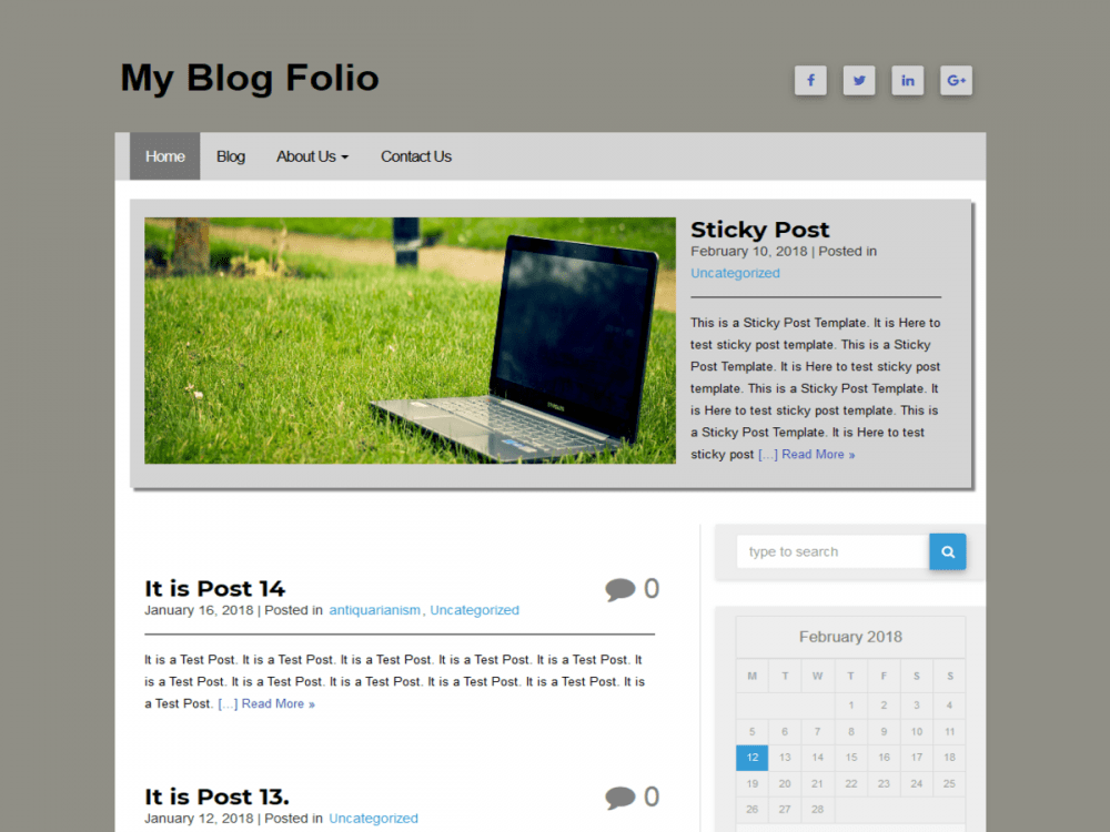 MY BLOG FOLIO WPCount