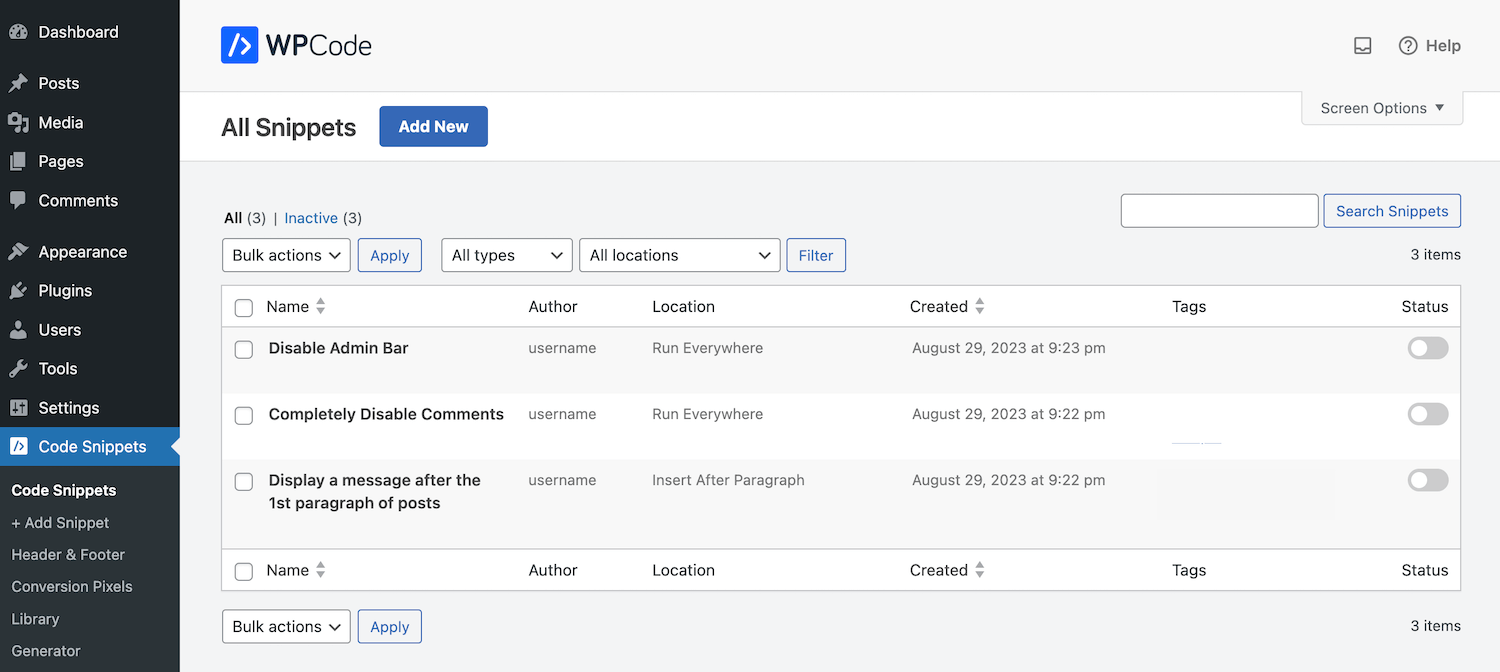 Best Free Code Snippet Plugins for WordPress