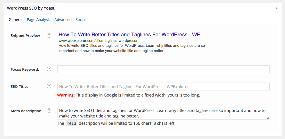 How To Write Better Titles and Taglines For WordPress WPExplorer