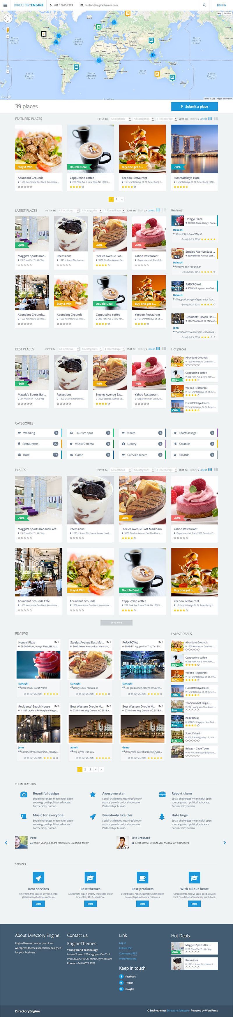 DirectoryEngine Directory WordPress Theme WPExplorer