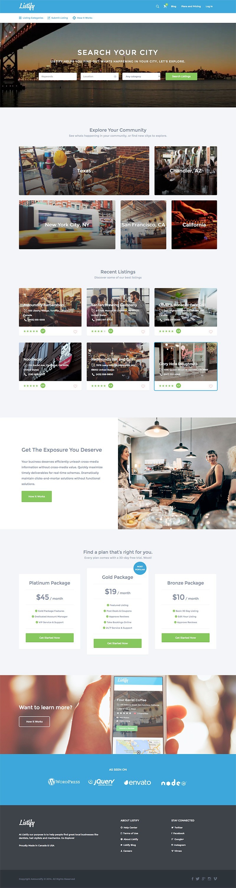 Listify Responsive Directory WordPress Theme WPExplorer