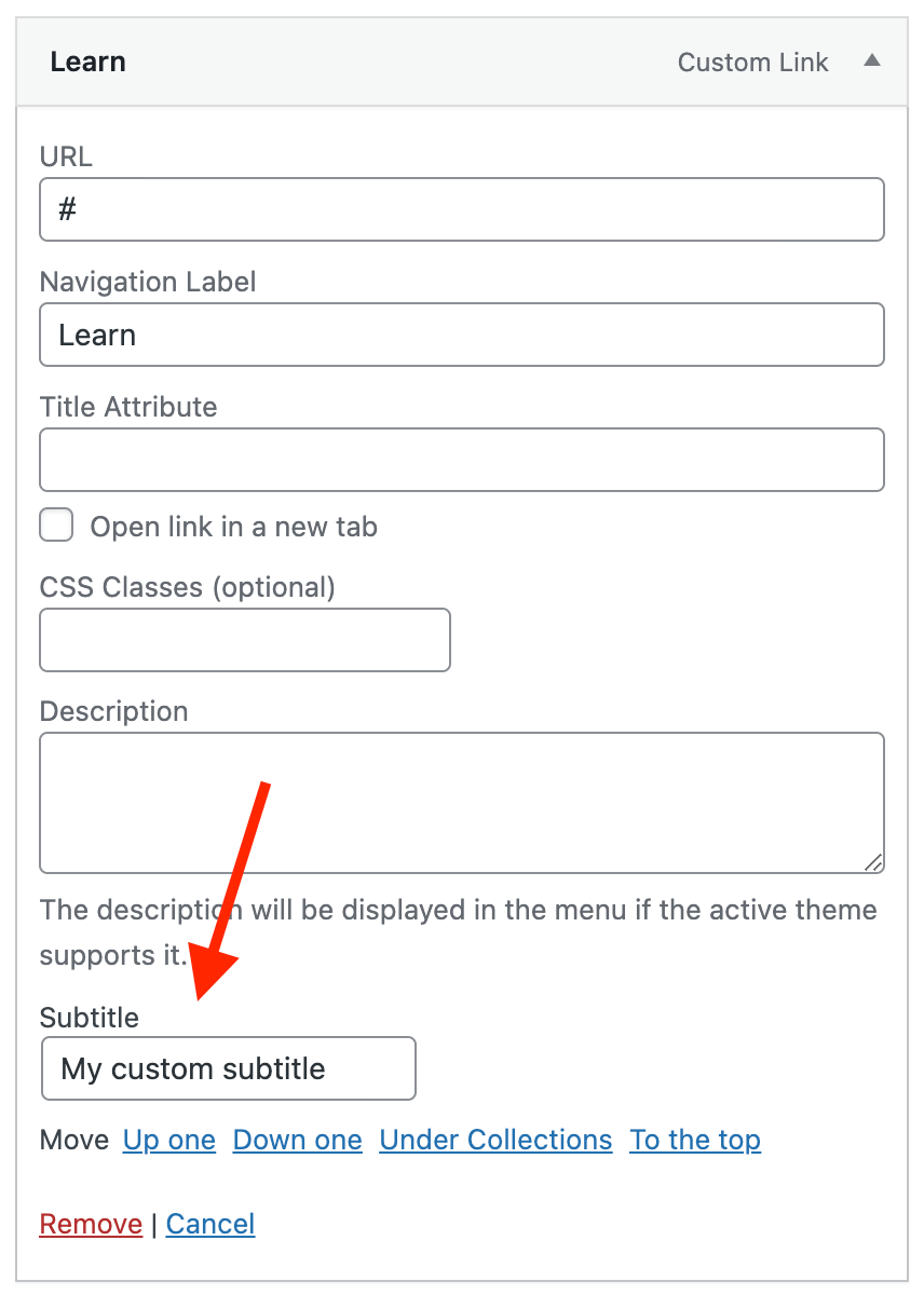 How to Add Custom Attributes (fields) to WordPress Menus WPExplorer