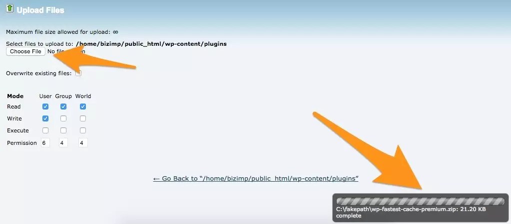 How to Update the Premium Version Manually Wp Fastest Cache