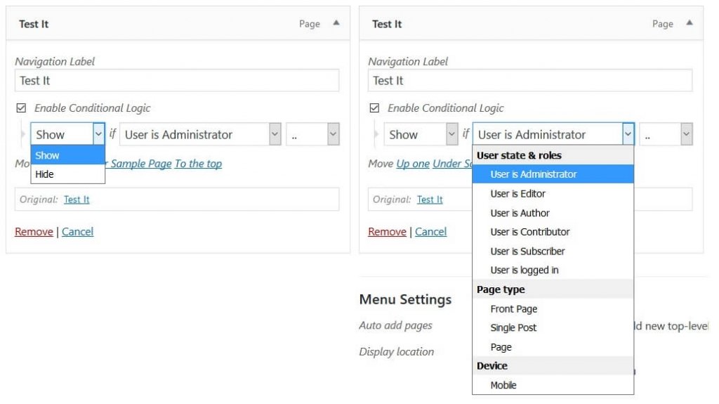How to Hide WordPress Menu Items 2 Easy Steps