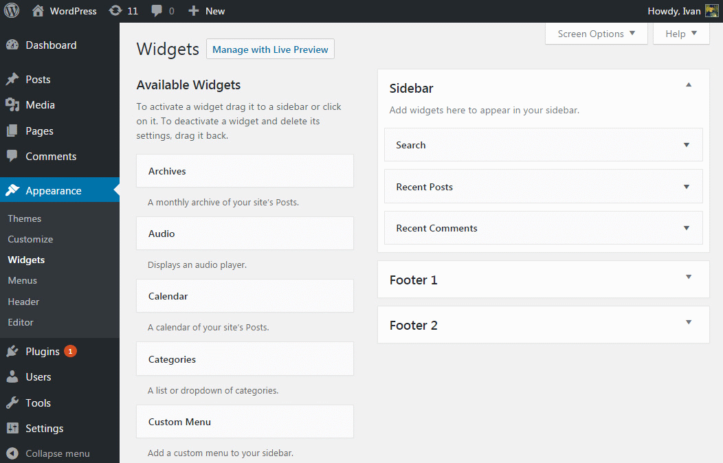 What Are WordPress Widgets? WPGlobalSupport Glossary