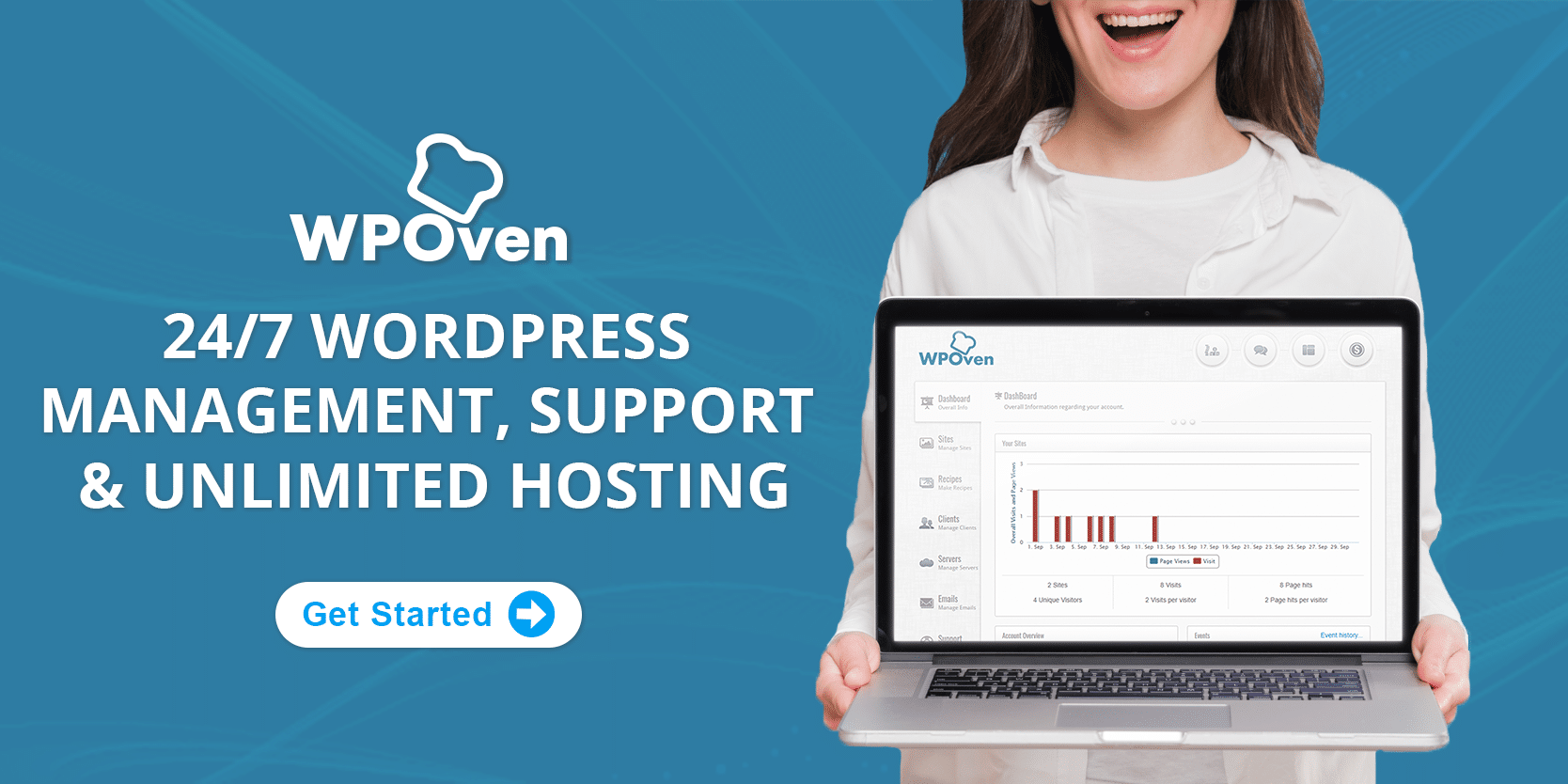 WPOven Managed WordPress Hosting For Unlimited Websites