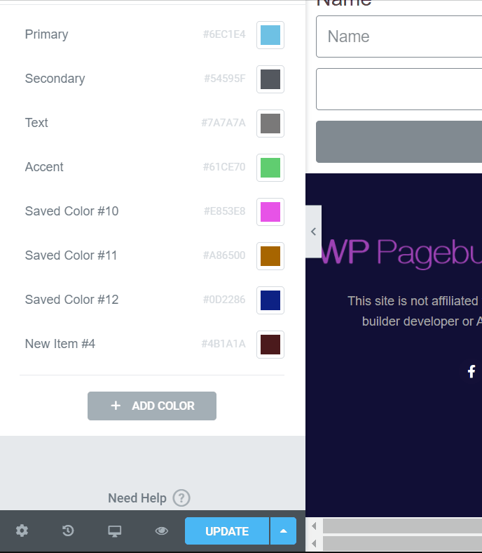 How to Use the Elementor Global Colors Feature WPPagebuilders