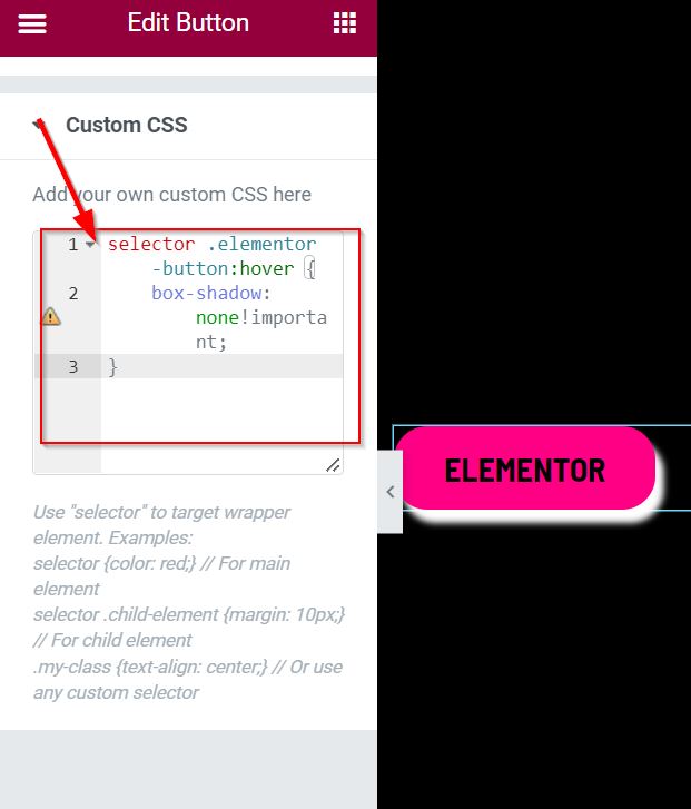 How to Remove the Box Shadow on Elementor Button on Hover State WPPagebuilders