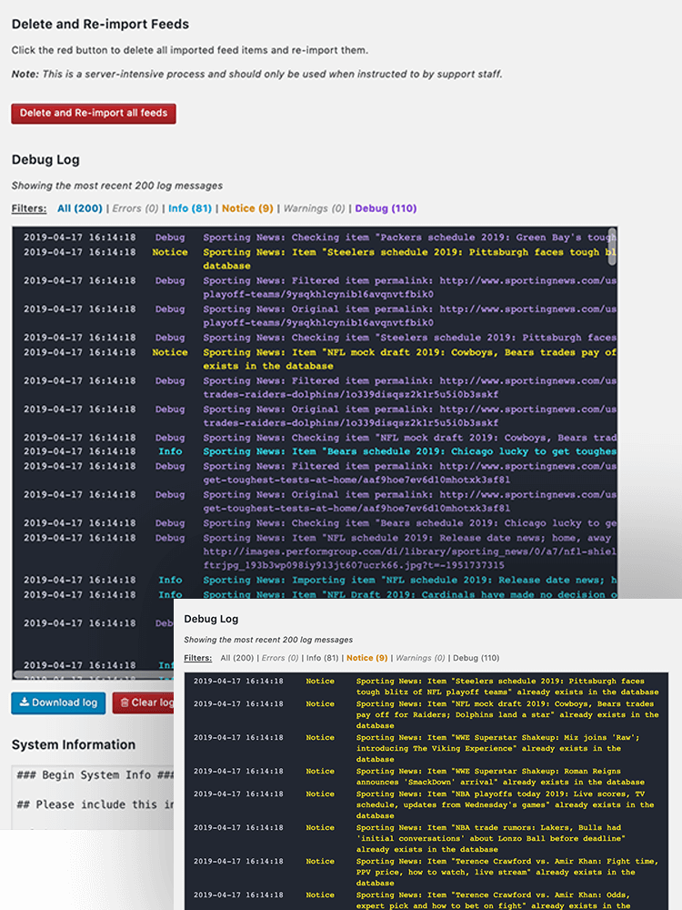 Celebrating One Million Downloads WP RSS Aggregator Version 4.13