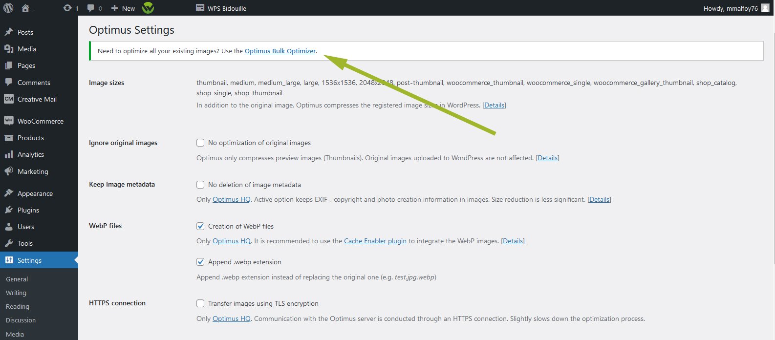 How to use P images on WordPress