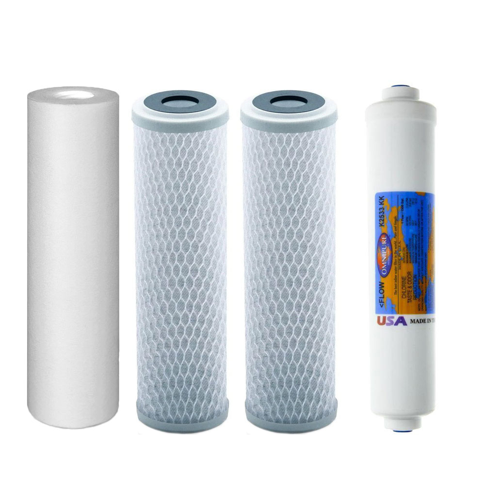 GoldLine 5 Stage Replacement Reverse Osmosis Filters Plumbing & Water