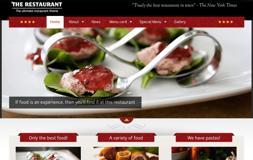 Best Restaurant Wordpress Themes Themes for Food Businesses
