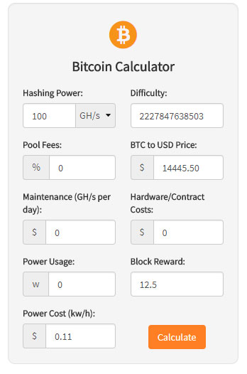 Cryptocurrency Mining Calculator Widgets For Wordpress - Wp Solver