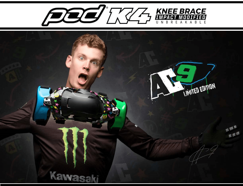 POD RELEASES K4 AC9 LIMITED EDITION KNEE BRACE Western Power Sports