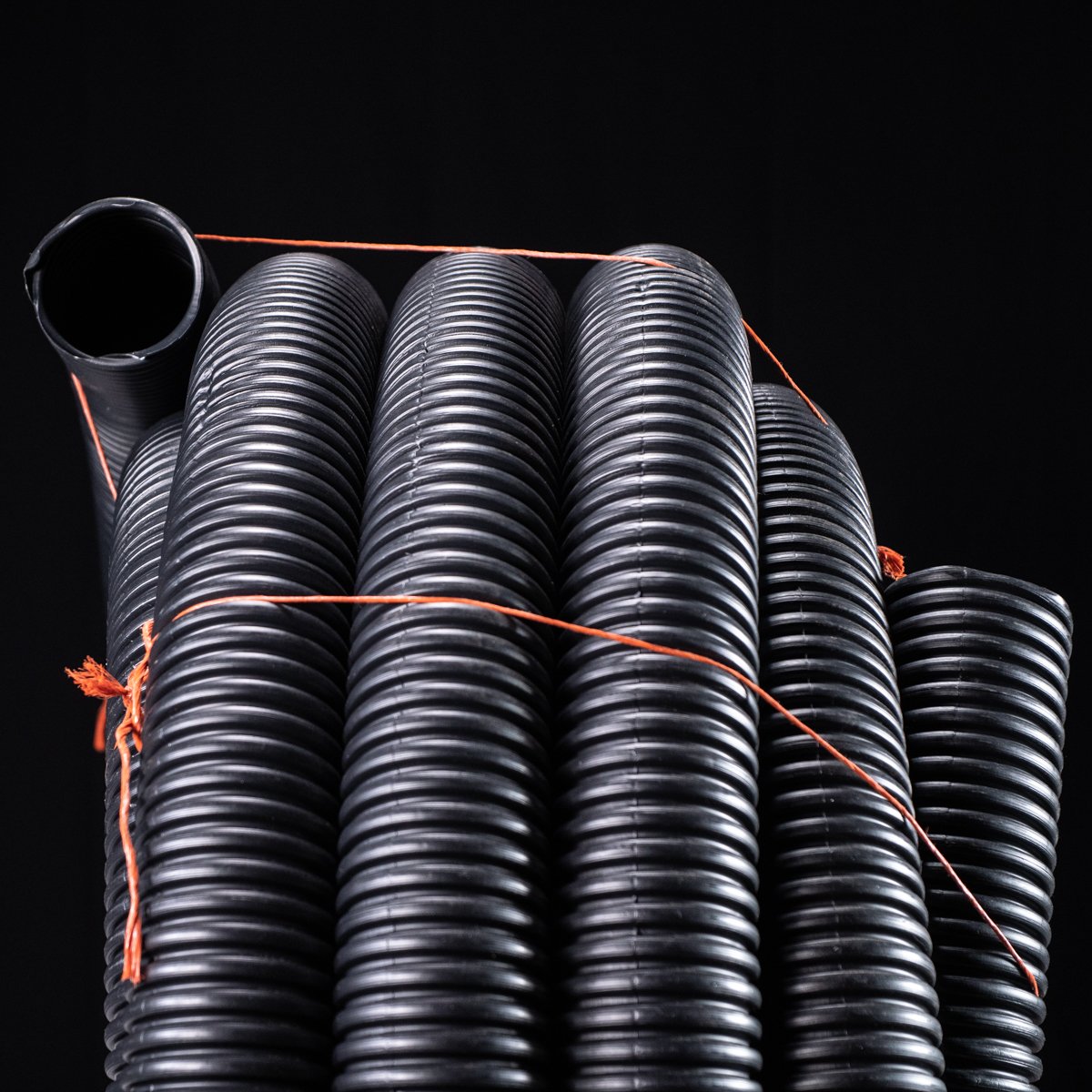 4" Corrugated Solid Pipe - WP Supply