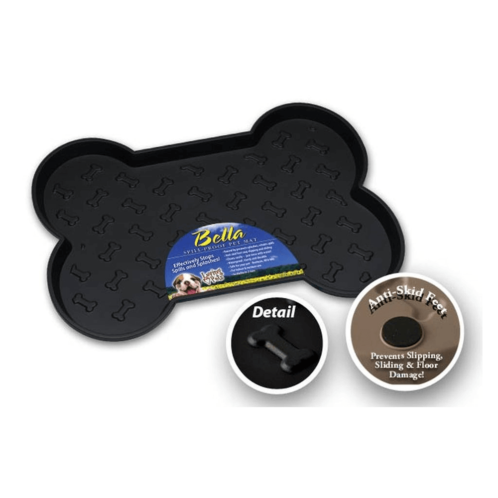Bella Spill Proof Black Dog Mat