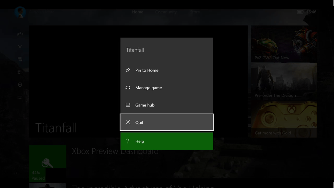 How to Force Close An Xbox One App or Game