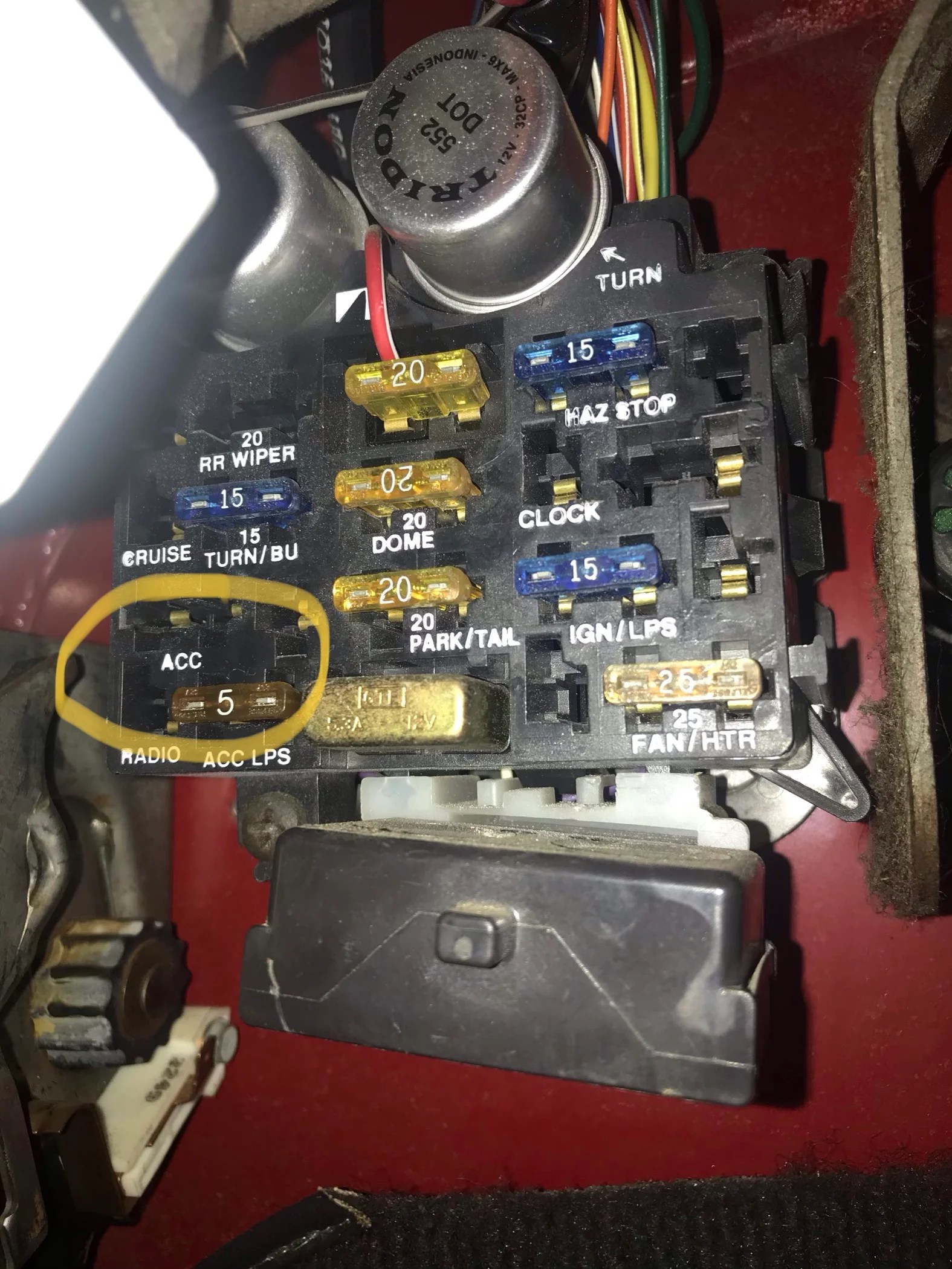Fuse issue/question - 1991 2.5L | Jeep Wrangler Forum