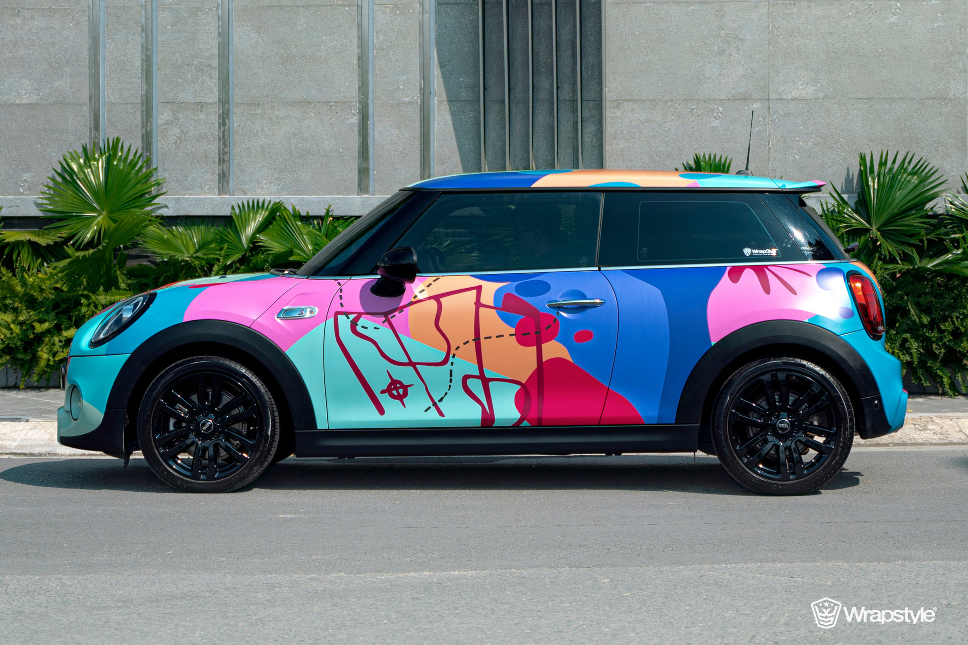 Mini Cooper Colorful Design WrapStyle