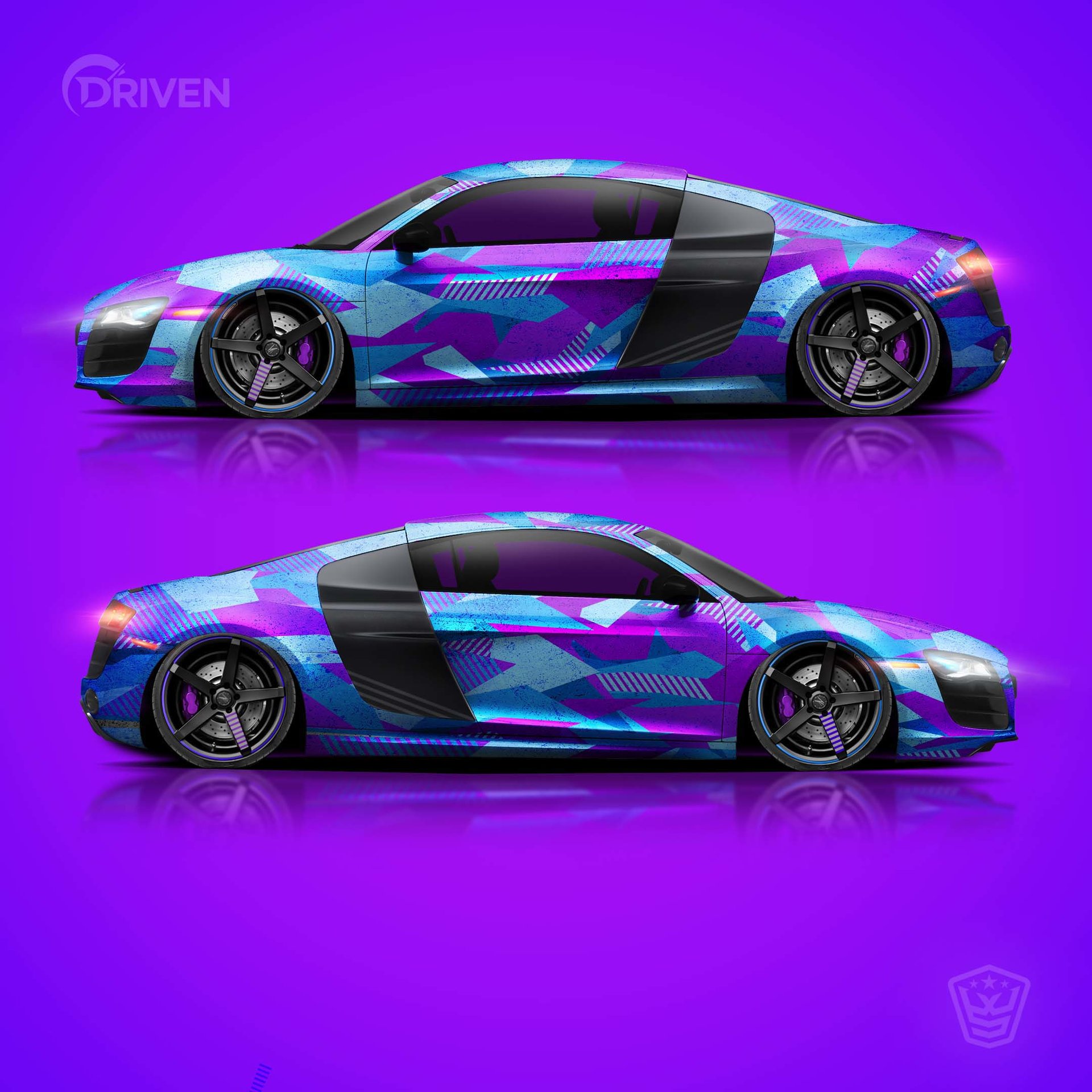 Audi R8 Geometric Design WrapStyle