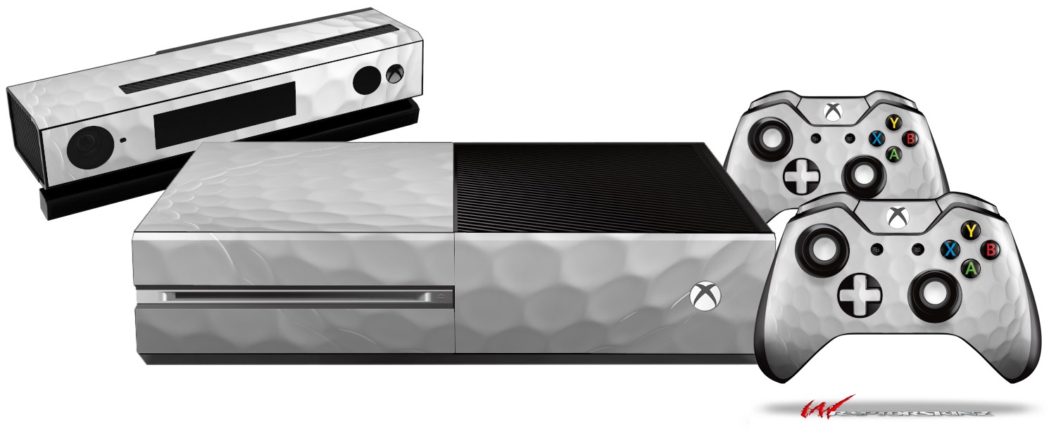 XBOX One Original Console and Controller Skins Bundle Golf Ball