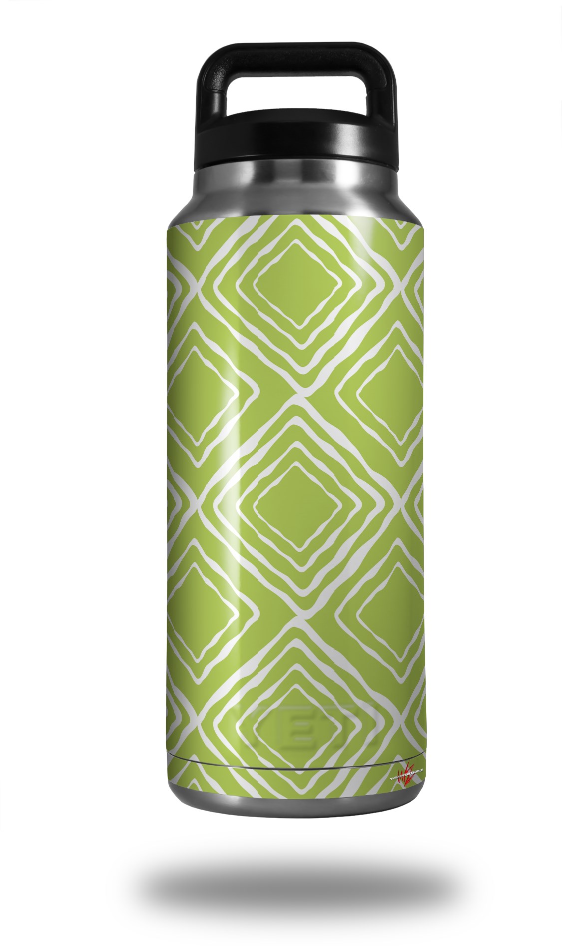 Yeti Rambler Bottle 36oz Wavey Sage Green WraptorSkinz