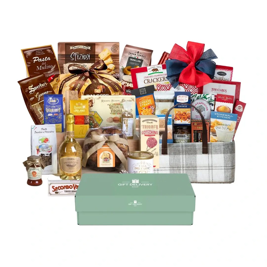 Gourmet New Year Gift Basket Culinary Delights Gift Delivery