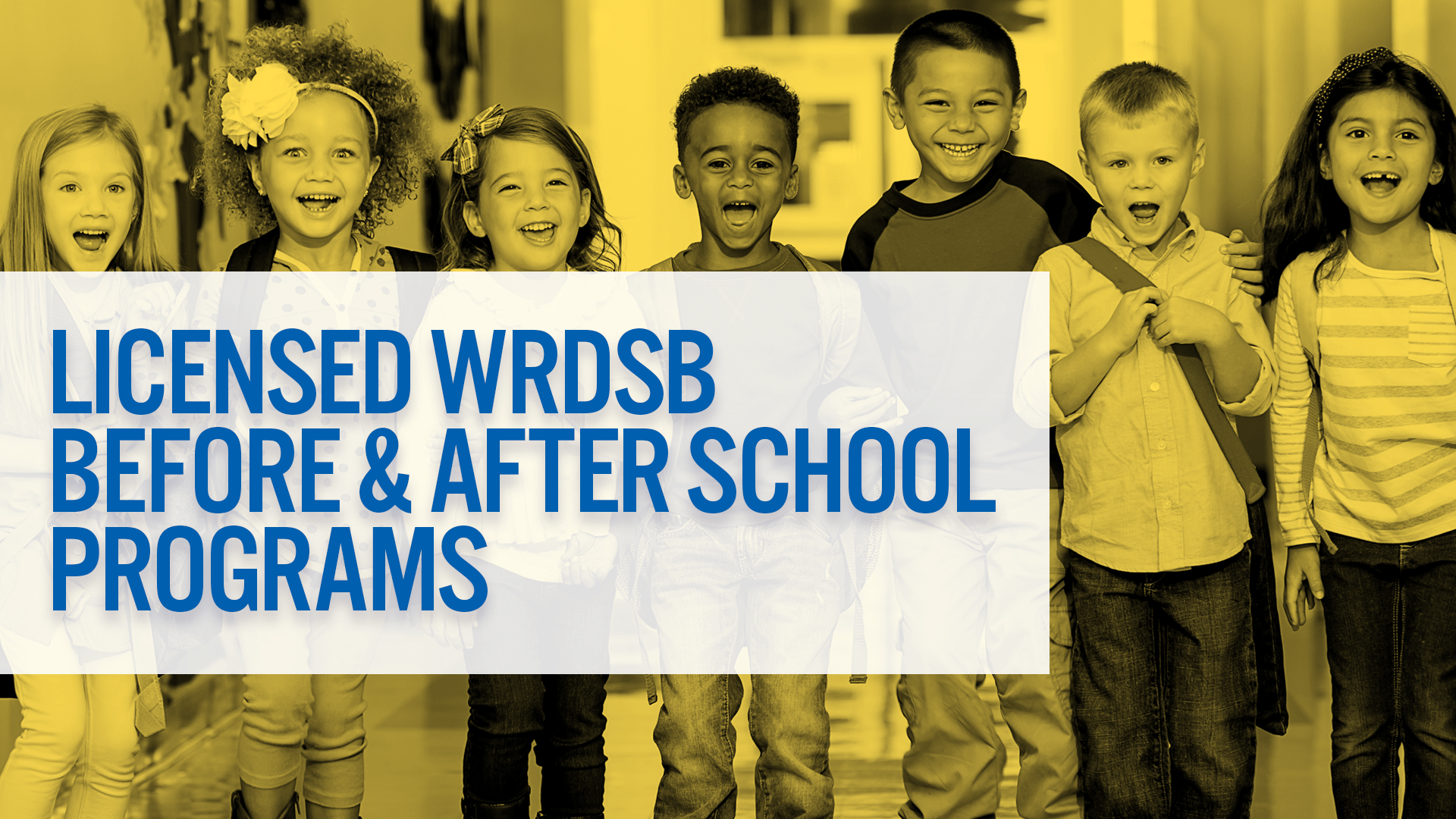 Licensed WRDSB Before & After School Programs Waterloo Region