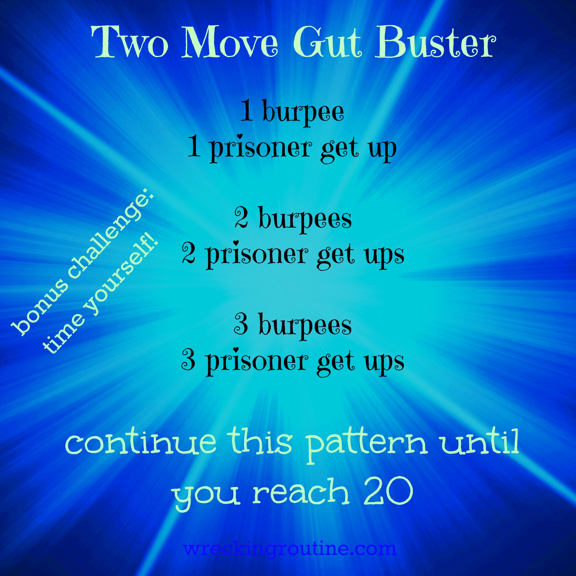 Two Move Gut Buster Workout Wrecking Routine