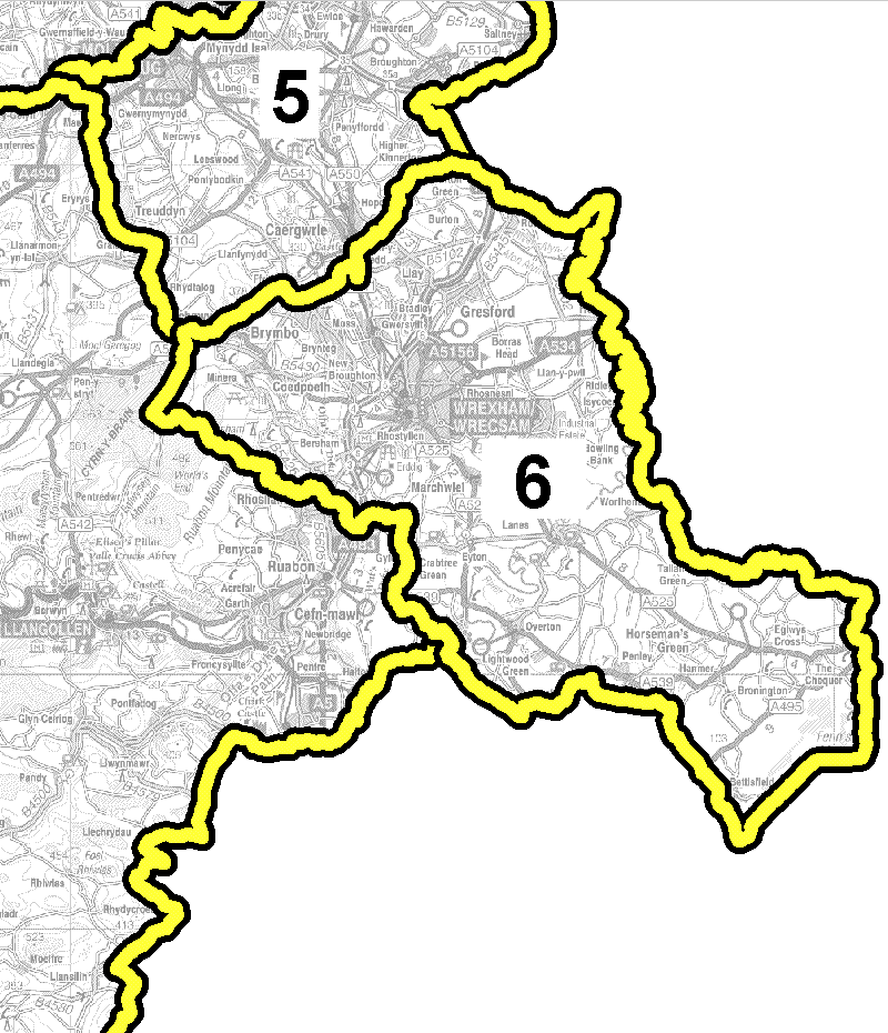 Proposals to Change Wrexham & Clwyd South Constituencies North Wales
