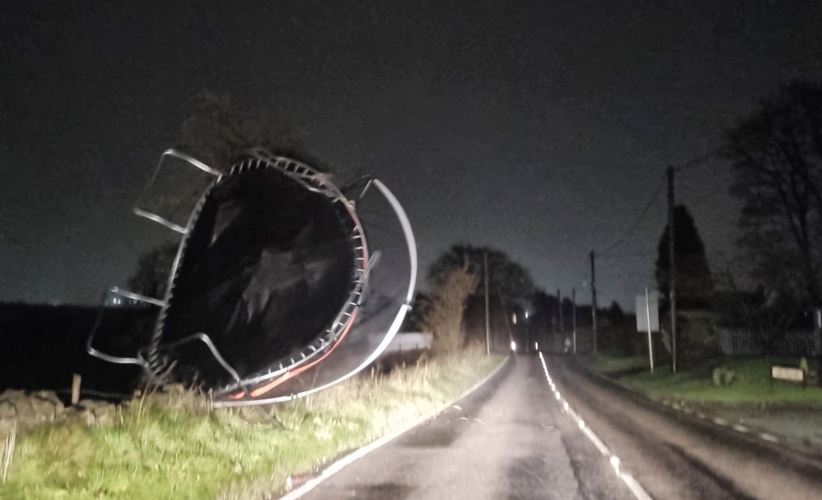 Clean up underway after Storm Arwen hits Wrexham area with 60mph winds