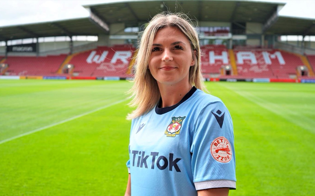 Blake Lively’s “Betty Buzz” new Wrexham AFC Women sleeve sponsor