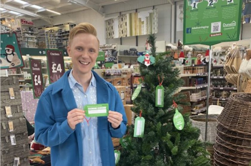 Owain Wyn Evans joins forces with Dunelm in Wrexham to ‘help deliver
