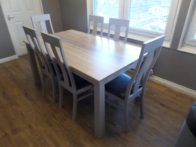 Wrexham uPVC Sprayers Dining room table & chairs