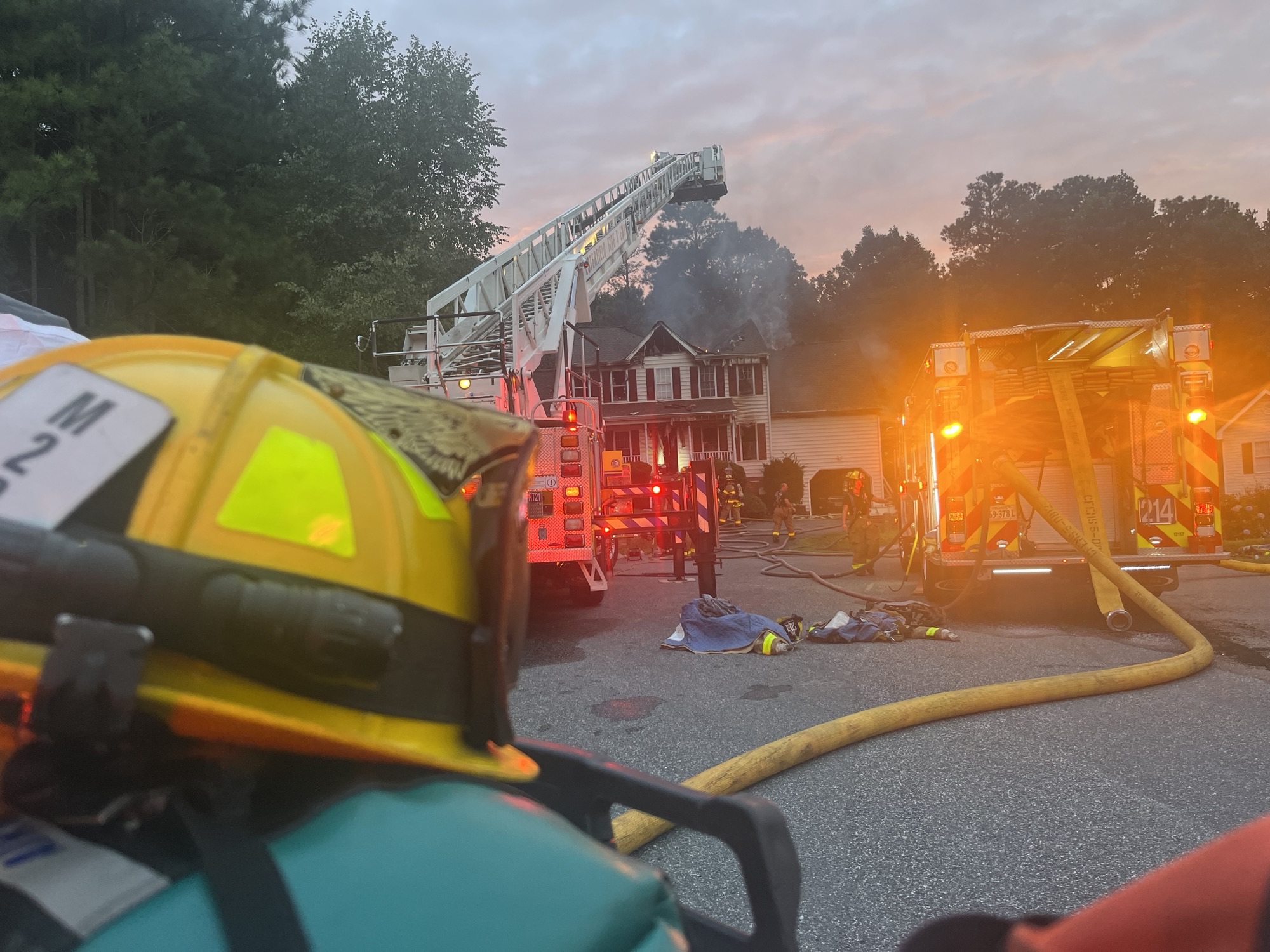 Fire rips through Chesterfield home, one hospitalized WRIC ABC 8News(03)