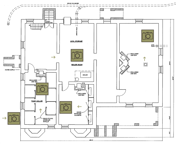BASEMENT FLOORPLAN The Dr. Charles Wright Mansion in Altamont IL