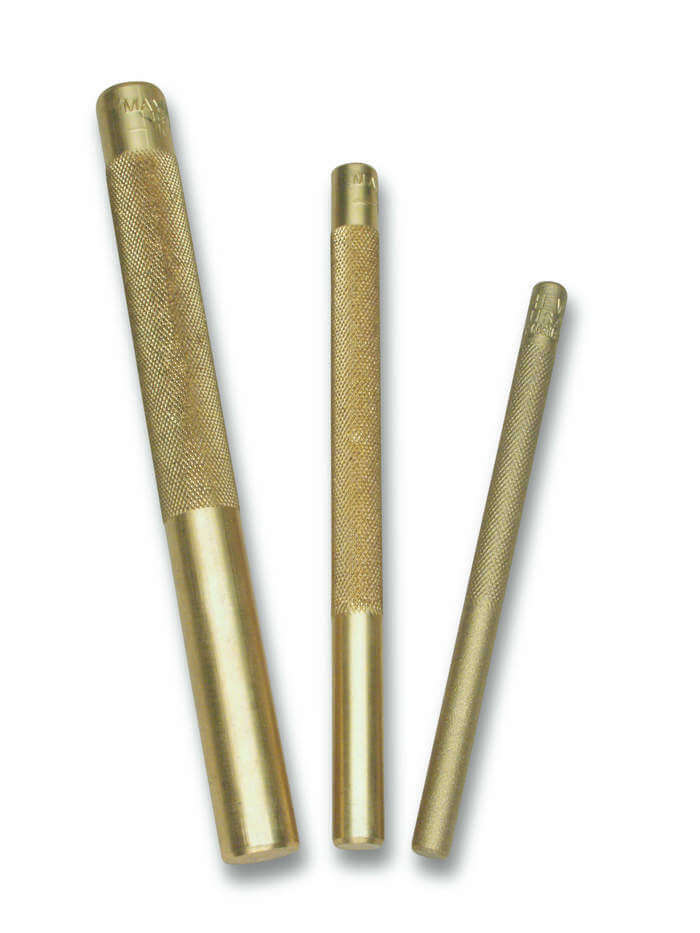 Set 9M61360 Knurled Brass Drift Punches Set 3 PC