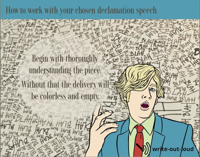 Declamation speech resources for students and teachers