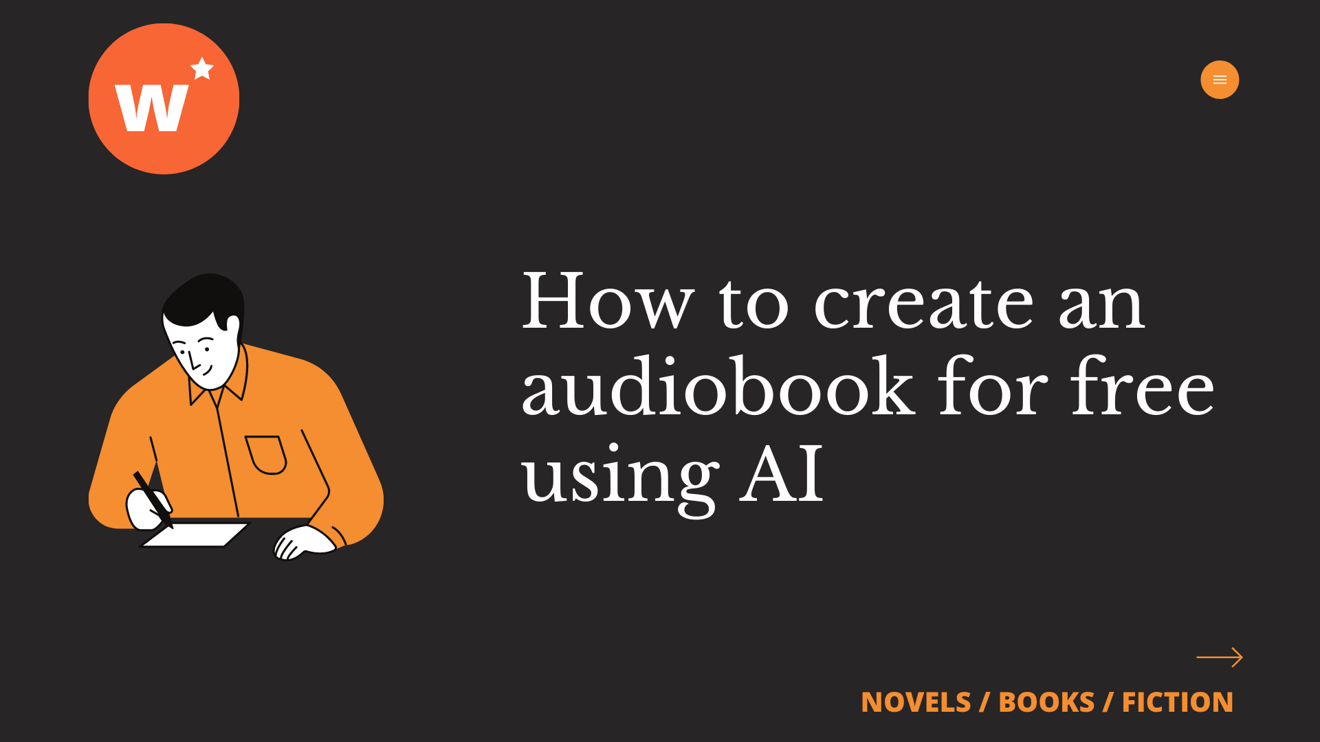 Tutorial Create an audiobook for free using AI Writecream