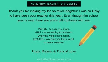 farewell message for students Letter To Students From Teacher (Welcome, Farewell Examples)