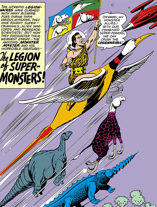 Legion of Super Heroes bestiary and monster manual