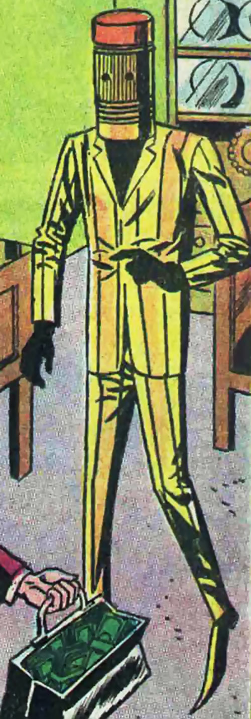 Eraser Batman enemy PreCrisis DC Comics Character profile