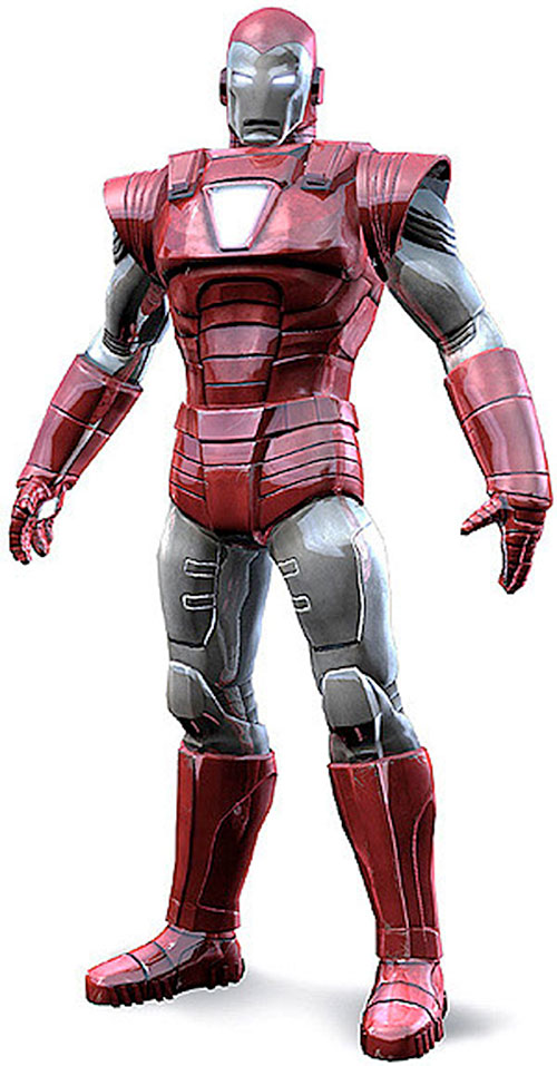 Iron Man armour suit Mk. VI Silver Centurion Marvel Comics