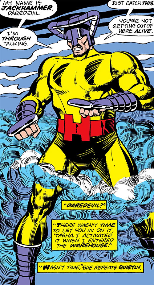 Jackhammer - Marvel Comics - Daredevil enemy - HYDRA - Profile