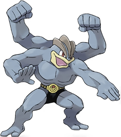 Machamp Pokemon Character profile DC Heroes RPG stats