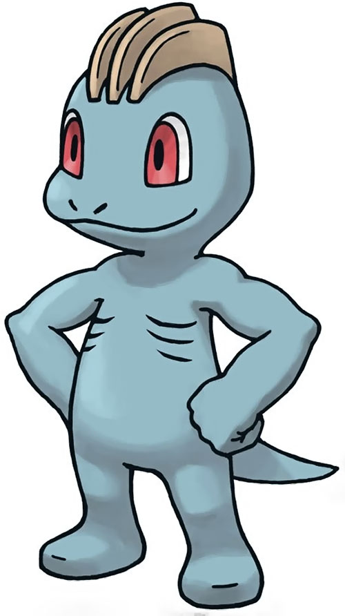 Machop Pokemon DC Heroes RPG profile and stats
