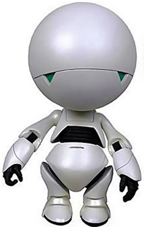 Marvin Paranoid android Hitchhiker's guide to the galaxy Notes